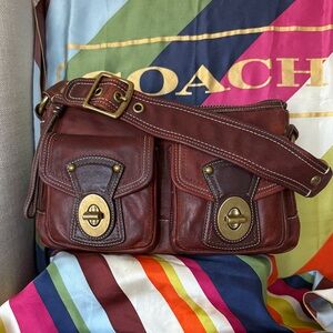 Coach Legacy 65th Anniversary Whiskey Mini Mandy Satchel Shoulder Bag 10328